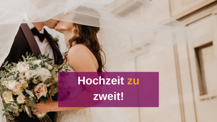 Romantische Hochzeit zu zweit – schön & simpel