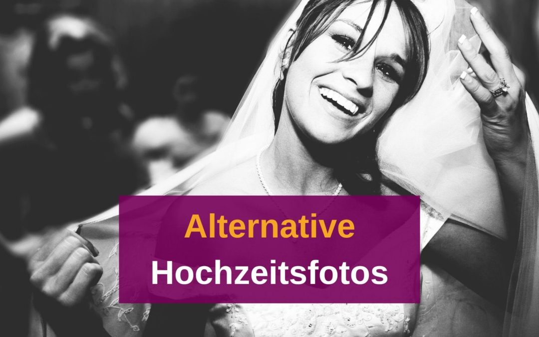 Alternative Hochzeitsfotos: Kreative Ideen für euren großen Tag